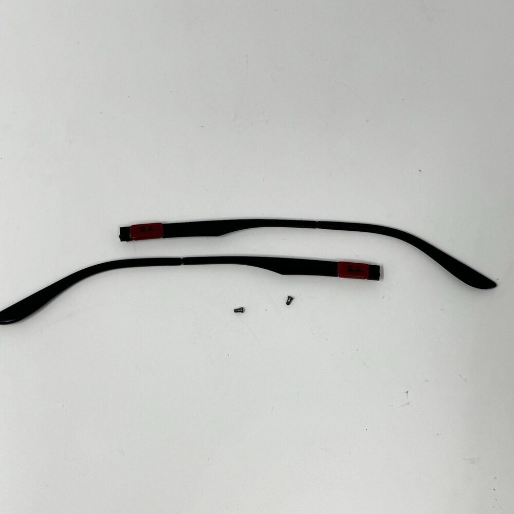 Ray-Ban RB6155 2509 Replacement Temple Arms 140mm Black Red + Screws
